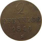Reverse 2 Pfennig 1844 S