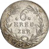 Reverse 6 Kreuzer 1817
