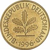 Reverse 5 Pfennig 1996 D