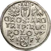 Reverse 3 Groszy (Trojak) 1597 IF Wschowa Mint