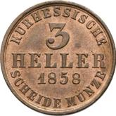 Reverse 3 Heller 1858