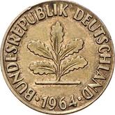 Reverse 2 Pfennig 1950-1969