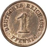 Obverse 1 Pfennig 1895 J