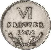 Reverse 6 Kreuzer 1808