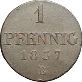 Reverse Pfennig 1837 B