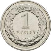 Reverse 1 Zloty 2015 MW