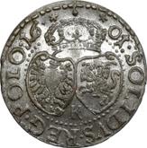 Reverse Schilling (Szelag) 1601 K Krakow Mint