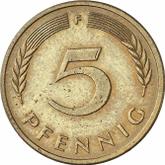 Obverse 5 Pfennig 1994 F