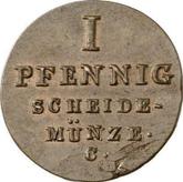 Reverse Pfennig 1828 C