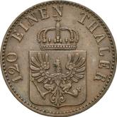 Obverse 3 Pfennig 1856 A