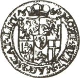 Reverse Ducat 1566 Lithuania