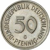 Obverse 50 Pfennig 1984 G