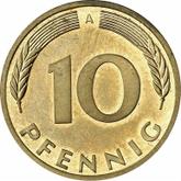 Obverse 10 Pfennig 1996 A