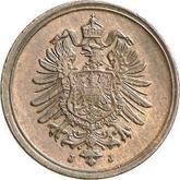 Reverse 1 Pfennig 1885 J