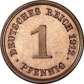 Obverse 1 Pfennig 1912 E