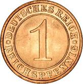 Obverse 1 Reichspfennig 1929 E
