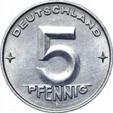 Obverse 5 Pfennig 1952 E