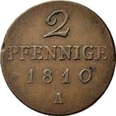 Reverse 2 Pfennig 1810 A