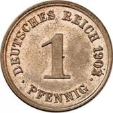 Obverse 1 Pfennig 1902 G