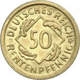 Obverse 50 Rentenpfennig 1923 D