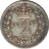 Reverse Twopence 1835 Maundy