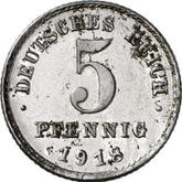 Obverse 5 Pfennig 1918 F
