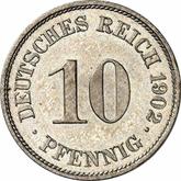 Obverse 10 Pfennig 1902 A