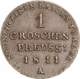 Reverse Groschen 1811 A