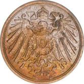 Reverse 2 Pfennig 1908 D
