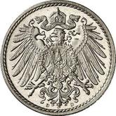 Reverse 5 Pfennig 1910 D
