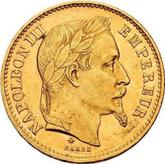 Obverse 20 Francs 1869 A