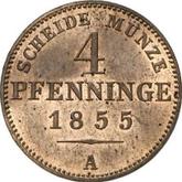 Reverse 4 Pfennig 1855 A