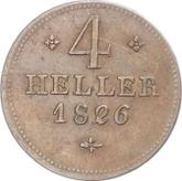 Reverse 4 Heller 1826