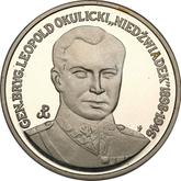 Reverse 200000 Zlotych 1991 MW Leopold Okulicki 'Bear'
