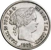 Obverse 40 Céntimos de escudo 1868