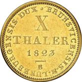 Reverse 10 Thaler 1823 B