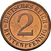 Obverse 2 Rentenpfennig 1923 F