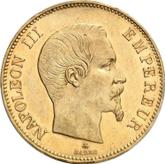 Obverse 100 Francs 1855 BB