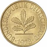 Reverse 10 Pfennig 1978 G