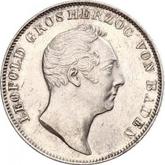 Obverse 1/2 Gulden 1838 D