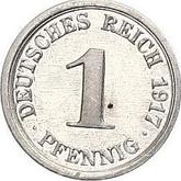 Obverse 1 Pfennig 1917 F