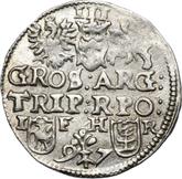 Reverse 3 Groszy (Trojak) 1597 IF HR Poznań Mint
