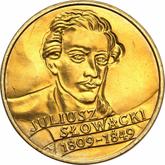 Reverse 2 Zlote 1999 MW ET 150th anniversary of Juliusz Slowacki's death