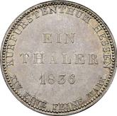 Reverse Thaler 1836