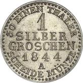 Reverse Silber Groschen 1844 A