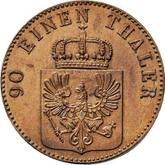 Obverse 4 Pfennig 1848 D
