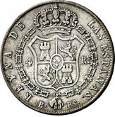 Reverse 4 Reales 1839 B PS
