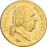Obverse 40 Francs 1818 W