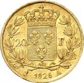 Reverse 20 Francs 1826 A