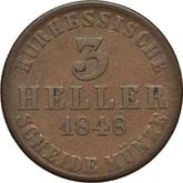 Reverse 3 Heller 1848